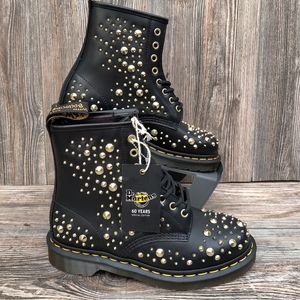 NEW- Dr Martens 1460 Midas Golden Stuffed Boot (7)